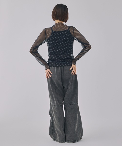 Unblend（アンブレンド）の「【Unblend】ヴィンテージライク ドロスト2タックバルーンパンツ（その他パンツ・レディース・ブラウン/ブラック/ピンク・FREE）」の14枚目の写真