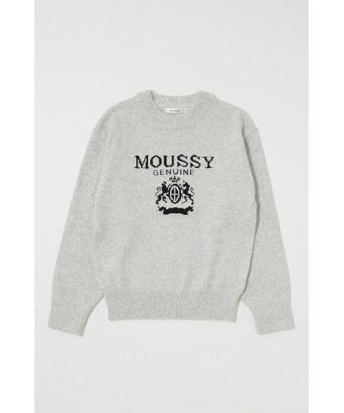 MOUSSY(マウジー)の「【ZOZO・一部店舗限定】GLITTER MOUSSY KNIT TOP / グリッターマウジーニット(ニット/セーター・レディース・ライトグレー系/ブラック/オフホワイト/グレー×ホワイト・FREE)」の8枚目の写真