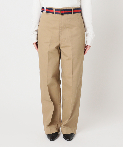 JOURNAL STANDARD(ジャーナルスタンダード)の「《追加2》【BURK / バーク】ベルトツキチノパンツ(チノパンツ・レディース・ネイビー/ベージュ・LARGE/MEDIUM)」の8枚目の写真