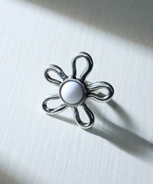 【OtroAccesorio】LINED FLOWER RING