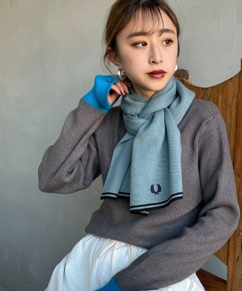 FRED PERRY/フレッドペリー] ツインティップ メリノウール