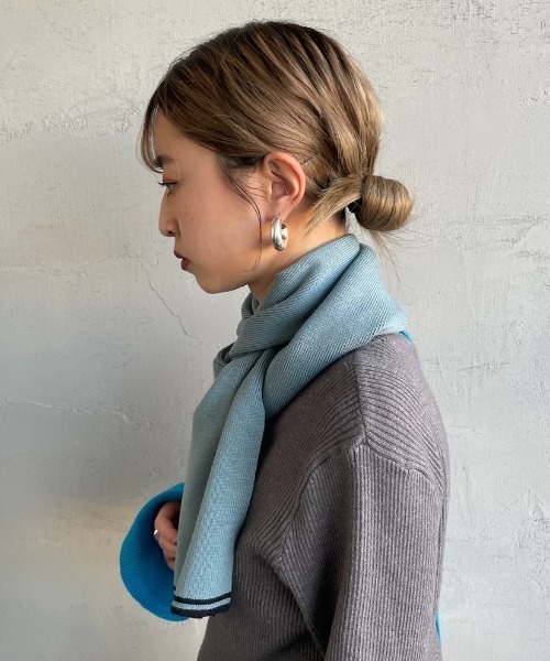 FRED PERRY/フレッドペリー] ツインティップ メリノウールスカーフ