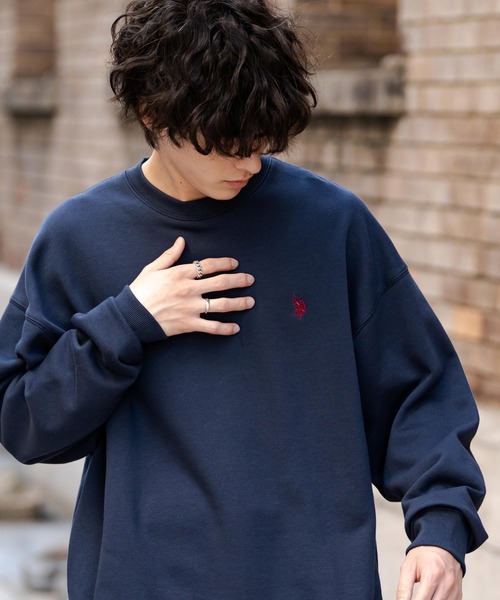 U.S. POLO ASSN. ユーエスポロアッスン オーバーサイズ裏起毛ワン