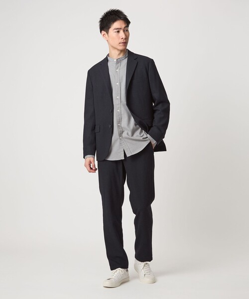 green label relaxing（グリーンレーベルリラクシング）の「ウォッシャブル ホームスパン ナロー ユーティリティパンツ S1 -ストレッチ-（その他パンツ・メンズ・ダークブラウン/ダークグレー/ネイビー/その他1/その他2・XS/S/M/L/XL/XXL）」の12枚目の写真