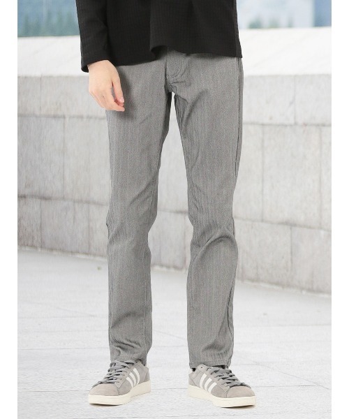 TAKA-Q（タカキュー）の「【 ストレッチ スリム】タカキュー 5ポケットパンツ ヘリンボン（チノパンツ・メンズ・ベージュ/ネイビー/グレー系その他2/ブラウン・3L/2S/S/MEDIUM/LARGE/X-LARGE）」の2枚目の写真