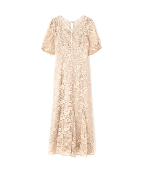 JILL by JILL STUART（ジルバイジルスチュアート）の「◇ラメコードレースバイカラードレス（ワンピース・レディース・ブラック/ピンク・SMALL/MEDIUM）」の11枚目の写真