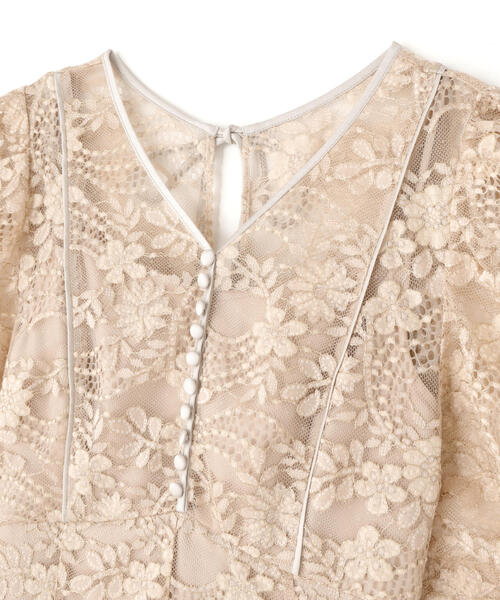 JILL by JILL STUART（ジルバイジルスチュアート）の「◇ラメコードレースバイカラードレス（ワンピース・レディース・ブラック/ピンク・SMALL/MEDIUM）」の12枚目の写真