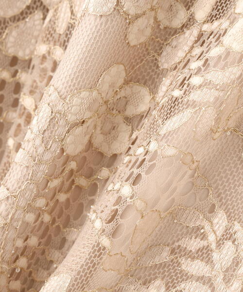 JILL by JILL STUART（ジルバイジルスチュアート）の「◇ラメコードレースバイカラードレス（ワンピース・レディース・ブラック/ピンク・SMALL/MEDIUM）」の8枚目の写真