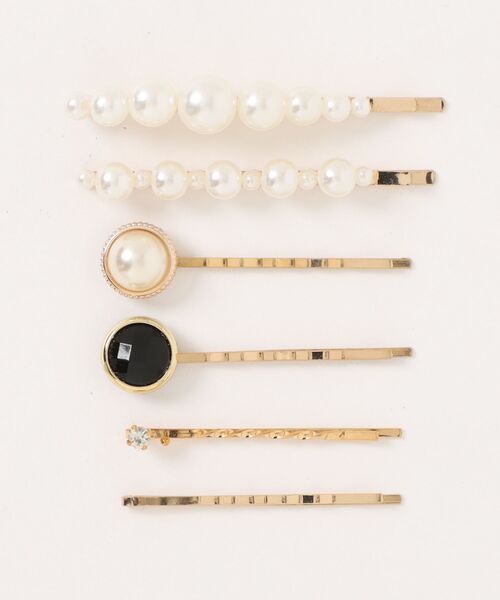 apres jour(アプレジュール)の「【apres jour×ARIAZ】アソート6SETパールヘアピン(ヘアピン・レディース・ゴールド/ホワイト/その他・FREE)」の3枚目の写真