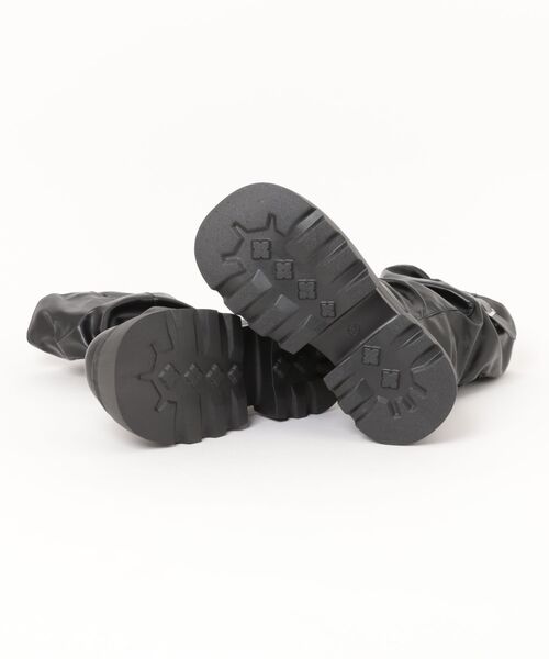 WESTSEA(ウエストシー)の「ベルト付き くしゅくしゅミドルブーツ(ブーツ・レディース・ブラック/ブラウン・23㎝/23.5㎝/24㎝/24.5㎝/25㎝)」の12枚目の写真