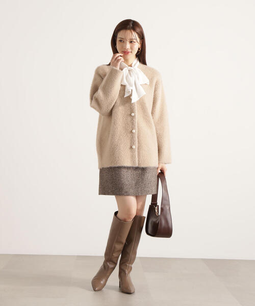 PROPORTION BODY DRESSING（プロポーションボディドレッシング）の「ツイードミニスカート / 1215220009（スカート・レディース・ブラック/ブラウン・MEDIUM/SMALL）」の22枚目の写真