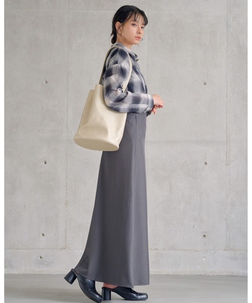 attiree（アティレー）の「【３色展開】チェックシャツ（シャツ/ブラウス・レディース・ブラウン/イエロー/ブラック・FREE）」の11枚目の写真