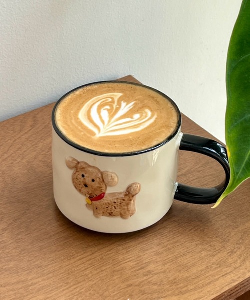 Made in I(メイドインアイ)の「Retro dog coffee cup(グラス/マグカップ/タンブラー・レディース・アイボリー/ブルー系その他・FREE)」の15枚目の写真