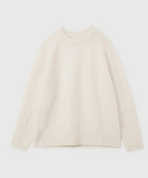 HAMILTONウールカシミヤクルーネックプルオーバー