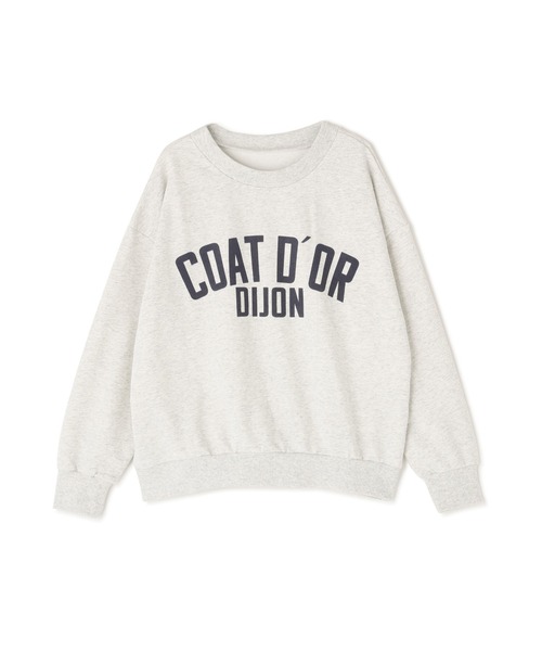 N.（N. Natural Beauty Basic）（エヌエヌナチュラルビューティーベーシック）の「レタリングオーバースウェット（スウェット・レディース・バーガンディー/ヘザーグレー/チャコールグレー・MEDIUM）」の6枚目の写真