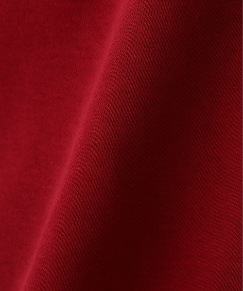 N.（N. Natural Beauty Basic）（エヌエヌナチュラルビューティーベーシック）の「レタリングオーバースウェット（スウェット・レディース・バーガンディー/ヘザーグレー/チャコールグレー・MEDIUM）」の9枚目の写真