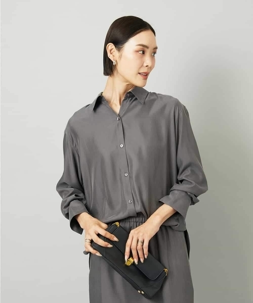 ミッシェルクラン（MICHEL ）/[セットアップ対応]とろみシャツ セール】[セットアップ対応]とろみシャツ（シャツ/ブラウス）｜MICHEL