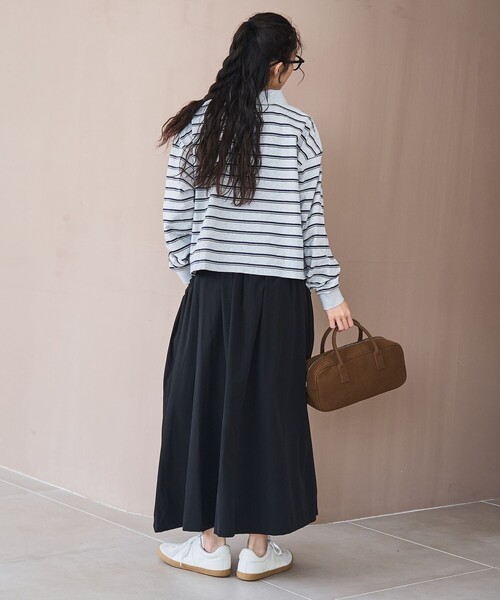 coen(コーエン)の「ハートモチーフラガーロンT(ポロシャツ・レディース・ナチュラル/ダークグレー/ベージュ・M/L)」の16枚目の写真