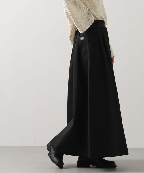 Dickies（ディッキーズ）の「Ｄｉｃｋｉｅｓチノフレアスカート（スカート・レディース・ブラック/ベージュ・M）」の8枚目の写真