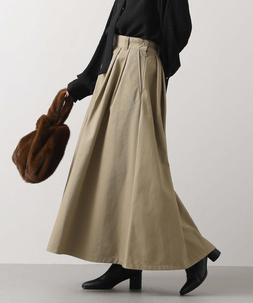 Dickies（ディッキーズ）の「Ｄｉｃｋｉｅｓチノフレアスカート（スカート・レディース・ブラック/ベージュ・M）」の22枚目の写真