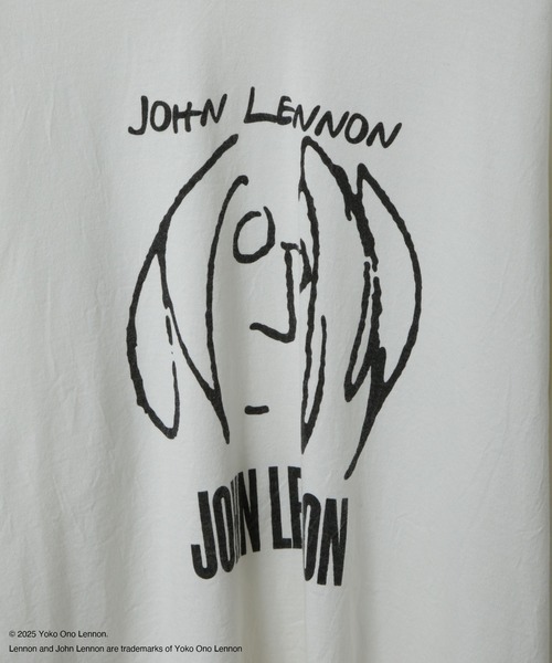 NANO universe(ナノユニバース)の「「HOTEL PALACE」John Lennon ピグメントL/S TEE(Tシャツ/カットソー・メンズ・チャコール/ホワイト・M/L)」の17枚目の写真