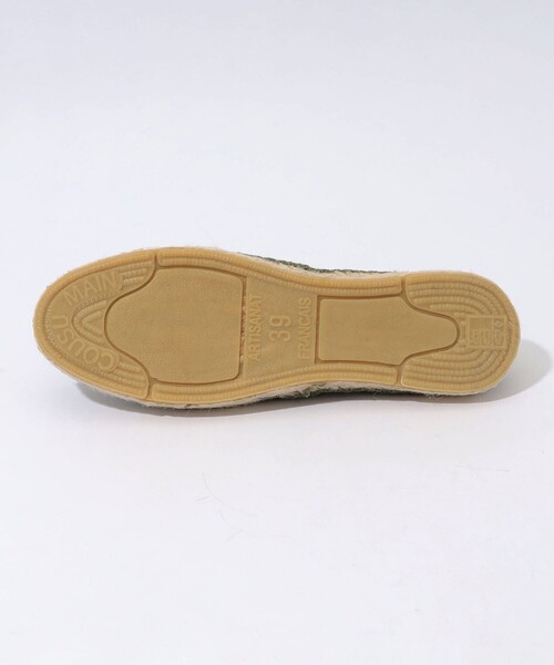 la maison de l'espadrille(ラメゾンドゥエスパドリーユ)の「La Maison de L'Espadrille Pattern401(スリッポン・レディース・カーキ/ダークブラウン/オレンジ・39/38/37/36)」の6枚目の写真