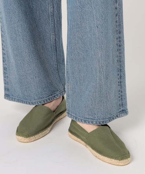 la maison de l'espadrille(ラメゾンドゥエスパドリーユ)の「La Maison de L'Espadrille Pattern401(スリッポン・レディース・カーキ/ダークブラウン/オレンジ・39/38/37/36)」の4枚目の写真