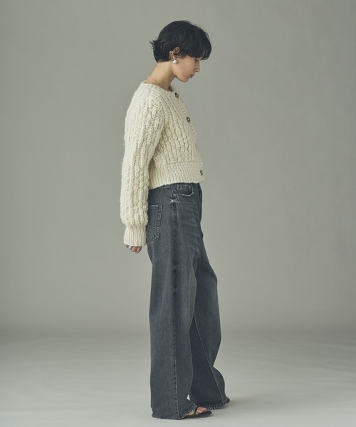 Curensology(カレンソロジー)/スラブハンドニットジャケット