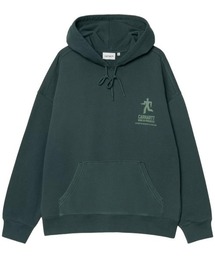 た*き様 Carhartt カーキ ベスト スカルプリント セール】【Carhartt WIP】アメリカンスクリプトフーデッドスウェット