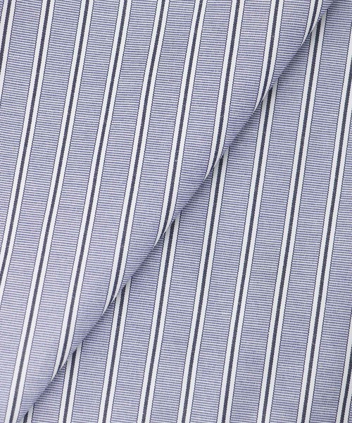 le.coeur blanc（ルクールブラン）の「《WEB・一部店舗限定》AL ストライプフロントフリルブラウス（シャツ/ブラウス・レディース・ブルー系その他2/ブルー系その他4・38）」の4枚目の写真