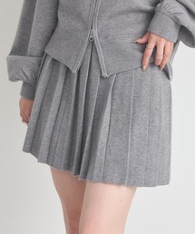 earth music&ecology（アースミュージックアンドエコロジー）の「ニットプリーツスカート（スカート・レディース）」