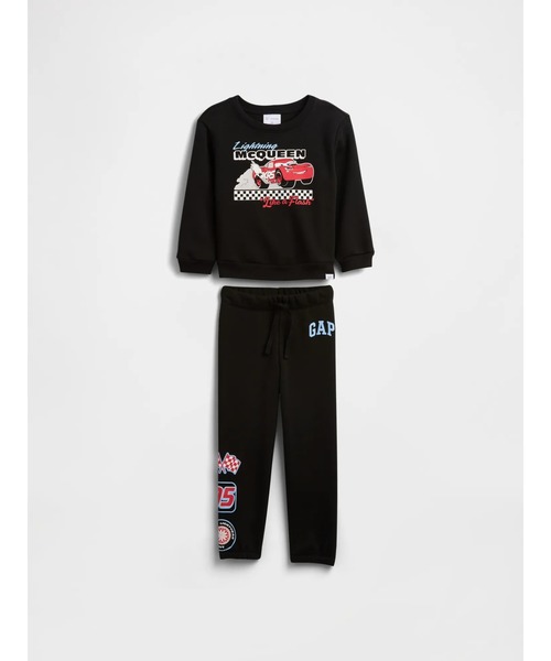 GAP(ギャップ)の「babyGap × ディズニー 2ピース コーデセット(セットアップ・キッズ・ベージュ/ブラック・110cm/105cm/100cm/95cm/90cm/80cm/70cm)」の1枚目の写真