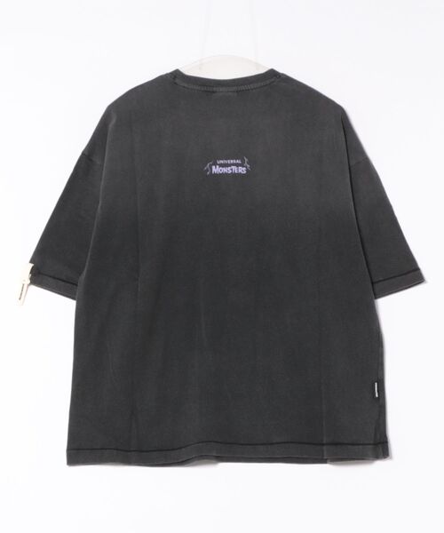 JUGLANS(ユグランス)の「【ADAM PATEK】Frankenstein face print T/フランケンシュタイン/半袖/Tシャツ/アダムパテック(Tシャツ/カットソー・メンズ・パープル/グリーン・L/M)」の3枚目の写真