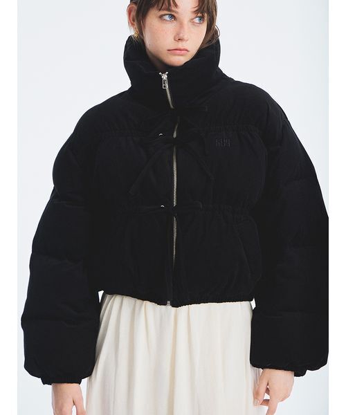 【miu3/1までお取り置き】FURFUR リボンショートダウン miu3/1までお取り置き】FURFUR リボンショートダウン miu3/1までお