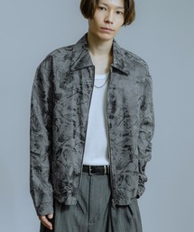 ブルゾン（グレー/灰色系・花柄・ボタニカル柄）ファッション通販