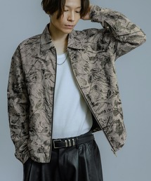 Crownor（クラウノアー）の「総柄 トラックジャケット（ブルゾン）」
