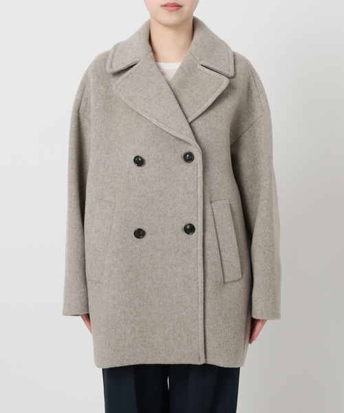 La TOTALITE（ラトータリテ）の「TICCA / ティッカ Pコート（ピーコート・レディース・ブラック/ブラウン/ベージュ・FREE）」の19枚目の写真