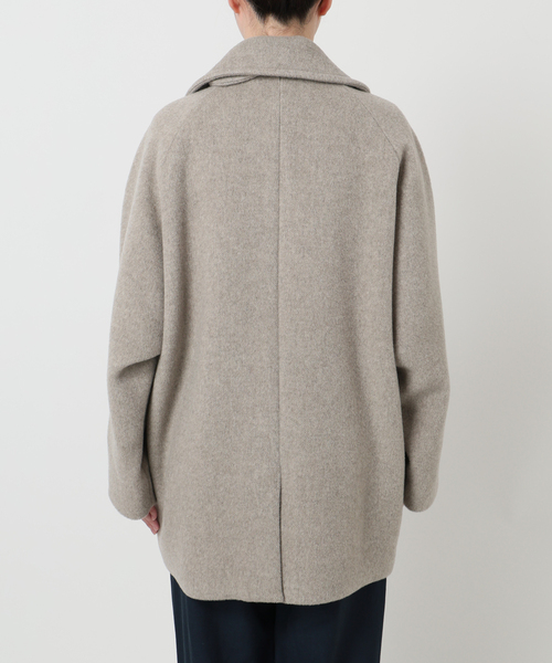 La TOTALITE（ラトータリテ）の「TICCA / ティッカ Pコート（ピーコート・レディース・ブラック/ブラウン/ベージュ・FREE）」の21枚目の写真