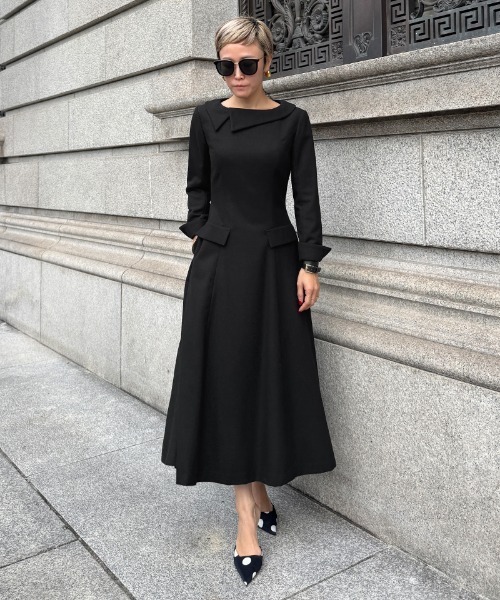 HELMUT LANG 本人期 パニエ付き アシンメトリーワンピース レア アシンメトリーワンピース（ワンピース）｜JENNE（ジェンヌ）の