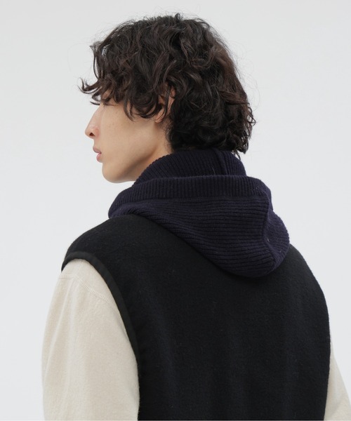 MHL.（エムエイチエル）の「MHL KNITTED HOOD（ニットキャップ/ビーニー・レディース・ネイビー系1/ブラウン系その他・FREE）」の16枚目の写真