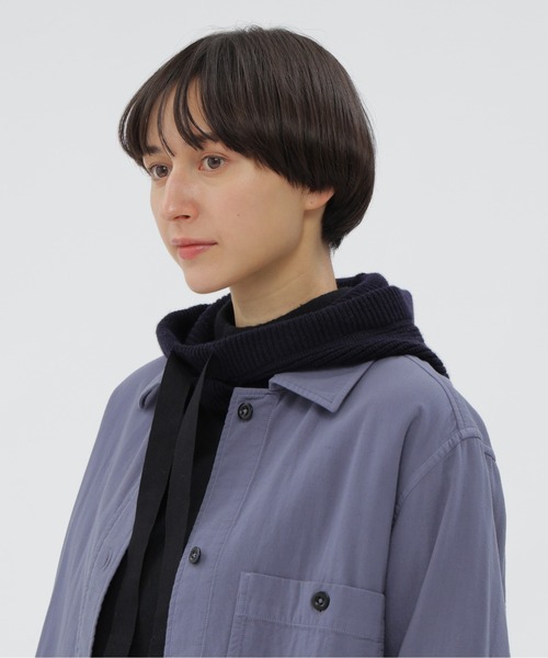 MHL.（エムエイチエル）の「MHL KNITTED HOOD（ニットキャップ/ビーニー・レディース・ネイビー系1/ブラウン系その他・FREE）」の18枚目の写真