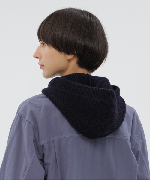 MHL.（エムエイチエル）の「MHL KNITTED HOOD（ニットキャップ/ビーニー・レディース・ネイビー系1/ブラウン系その他・FREE）」の19枚目の写真