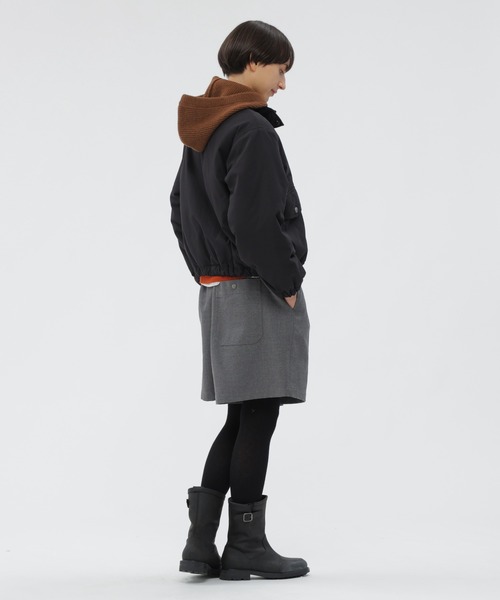 MHL.（エムエイチエル）の「MHL KNITTED HOOD（ニットキャップ/ビーニー・レディース・ネイビー系1/ブラウン系その他・FREE）」の9枚目の写真