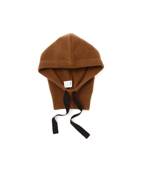 MHL.（エムエイチエル）の「MHL KNITTED HOOD（ニットキャップ/ビーニー・レディース・ネイビー系1/ブラウン系その他・FREE）」の10枚目の写真