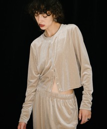 HANNE | シャイニードットベロアカーディガン(カーディガン/ボレロ)