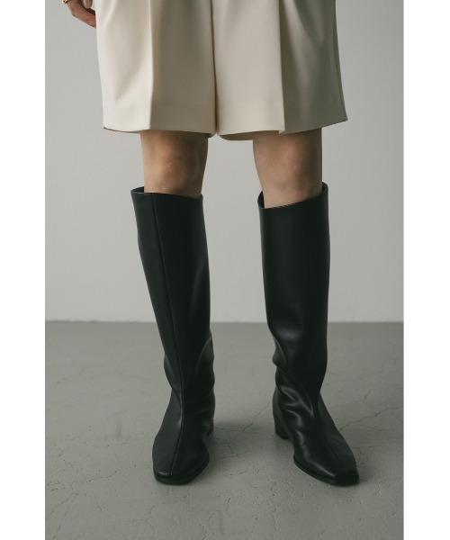 STYLEMIXER(スタイルミキサー)の「インヒールソールロングブーツ(ブーツ・レディース・ブラック・SMALL/MEDIUM/LARGE/LL)」の1枚目の写真