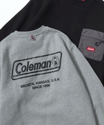 Coleman(コールマン)の2025AW Coleman/コールマン 裏起毛 ワンポイント刺繍  バックプリント スウェット レディース メンズ トレーナー(スウェット)