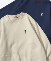 Coleman(コールマン)の2025AW Coleman/コールマン 裏起毛 ワンポイント刺繍  バックプリント スウェット レディース メンズ トレーナー(スウェット)