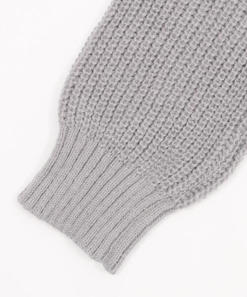 dispark(ディスパーク)の「DISPARK/ダブルZIPニットカーデ(カーディガン/ボレロ・レディース・グレー/アイボリー/ブラック・FREE)」の6枚目の写真