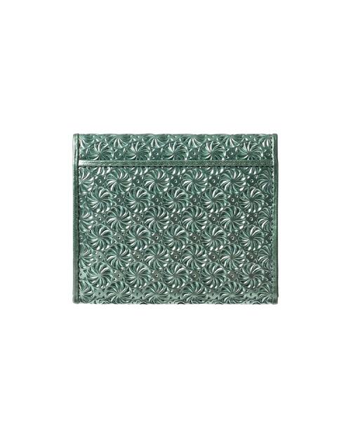 HIROKO HAYASHI（ヒロコハヤシ）の「GIRASOLE PIPERITA（ジラソーレ ピペリータ）薄型ミニ財布（財布・レディース・グリーン系・00）」の11枚目の写真